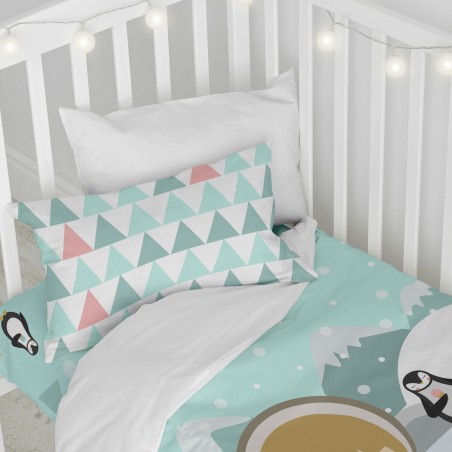 Duvet cover set HappyFriday Happynois Skymo Day Multicolour Baby Crib