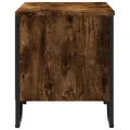 Armoire à chaussures chêne fumé 90x38x45,5 cm bois d'ingénierie