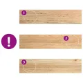Marches d'escalier 8pcs non traité 110x30x2cm bois chêne massif