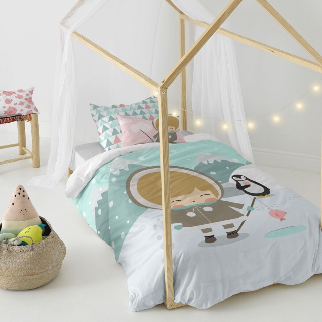 Set di copripiumino HappyFriday Happynois Skymo Day Multicolore Singol