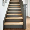 Marches d'escalier 2 pcs non traité bois de chêne massif