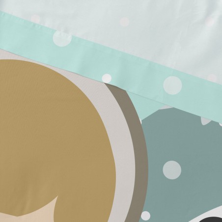 Bedding set HappyFriday Happynois Skymo Day Multicolour Baby Crib 2 Pi