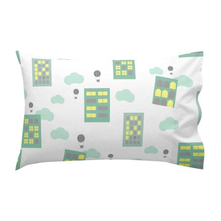 Juego de Sábanas HappyFriday Happynois Air Balloon Multicolor 2 Pieza 2