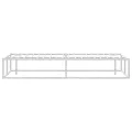 Cadre de lit sans matelas blanc 160x200 cm métal