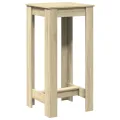 Table de bar chêne sonoma 51x50x103,5 cm bois d'ingénierie