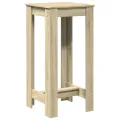 Table de bar chêne sonoma 51x50x103,5 cm bois d'ingénierie