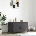 Table basse noir 68x50x43,5 cm acier