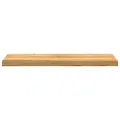 Marches d'escalier 2 pcs marron clair 90x25x2 cm chêne massif
