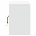 Meuble TV avec LED blanc 100x34x50 cm bois d'ingénierie