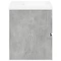 Ensemble de meubles de salle de bain 2 pcs gris béton