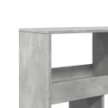 Bibliothèque gris béton 100x33x187,5 cm bois d'ingénierie