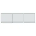 Meuble TV avec LED blanc 140x34x40 cm bois d'ingénierie