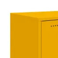 Meuble TV jaune moutarde 68x39x43,5 cm acier