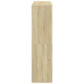 Bibliothèque chêne sonoma 100x33x125,5 cm bois d'ingénierie
