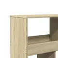 Bibliothèque chêne sonoma 100x33x125,5 cm bois d'ingénierie