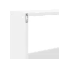 Armoire murale 158x18x53 cm blanc bois d'ingénierie