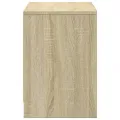 Meuble TV avec LED chêne sonoma 100x34x50 cm bois d'ingénierie