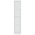 Armoire d'apothicaire blanc brillant bois d’ingénierie