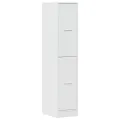 Armoire d'apothicaire blanc brillant bois d’ingénierie