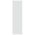 Armoire d'apothicaire blanc brillant bois d’ingénierie