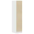 Armoire d'apothicaire blanc brillant bois d’ingénierie