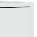 Armoire d'apothicaire blanc brillant bois d’ingénierie