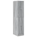 Armoire apothicaire sonoma gris 30x41x144,5cm bois d'ingénierie