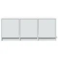 Meuble TV avec LED blanc 97x34x40 cm bois d'ingénierie