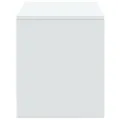 Meuble TV avec LED blanc 97x34x40 cm bois d'ingénierie