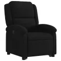 Fauteuil inclinable Noir Velours