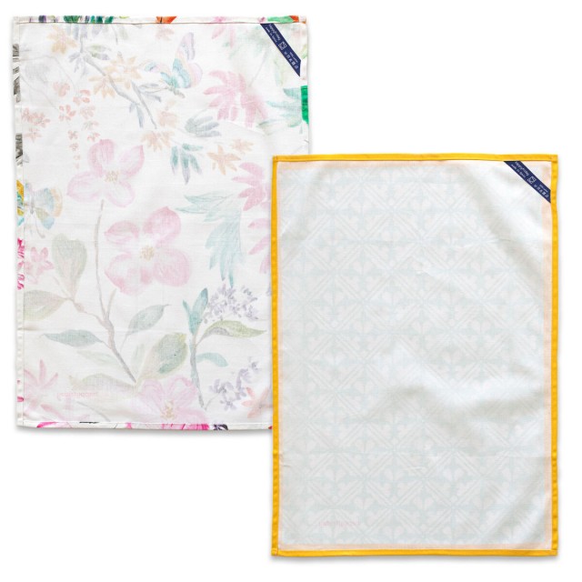 Tissu de cuisine HappyFriday Enchant Multicouleur 70 x 50 cm (2 Unité