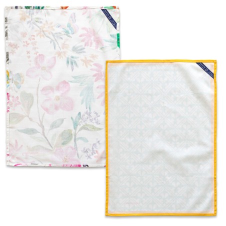 Paño de Cocina HappyFriday Enchant Multicolor 70 x 50 cm (2 Unidades)