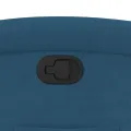 Fauteuil inclinable bleu velours