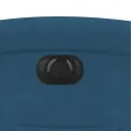 Fauteuil inclinable électrique bleu velours