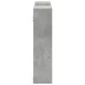 Étagère murale gris béton 99x15x60 cm bois d'ingénierie
