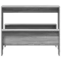 Ensemble table à manger et bancs 3 pcs bois d'ingénierie