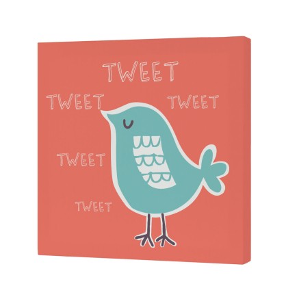 Tela HappyFriday Moshi moshi Woodland Multicolore 27 x 27 cm