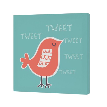 Leinwand HappyFriday Moshi moshi Woodland Bunt 27 x 27 cm