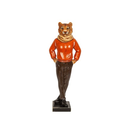 Decorative Figure Romimex Red Tiger