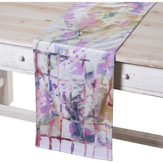 Tafelloper Alexandra House Living Multicolour Textiel 180 x 30 cm Fluw