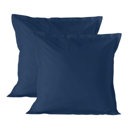 Ensemble de taies d'oreiller HappyFriday Blue marine 60 x 60 cm 15 x 1