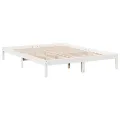 Cadre de lit extra long sans matelas 160x220 cm bois massif pin