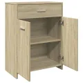 Armoire de salle de bain Chêne sonoma 60x33x80 cm Aggloméré