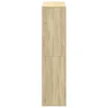 Bibliothèque chêne sonoma 100x33x135 cm bois d'ingénierie