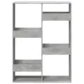 Cloison de séparation gris béton 100x33x135cm bois d'ingénierie