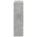Bibliothèque/Séparateur de pièce gris béton 100x33x115 cm
