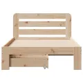 Cadre de lit sans matelas 90x190 cm bois de pin massif
