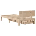 Cadre de lit avec tiroirs sans matelas 100x200 cm