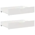 Cadre de lit sans matelas blanc 140x190 cm bois de pin massif
