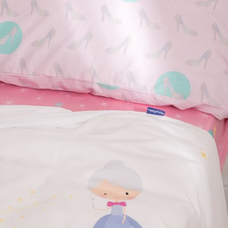 Dekbedovertrek set HappyFriday Multicolour Bed van 80/90 Assepoester 2